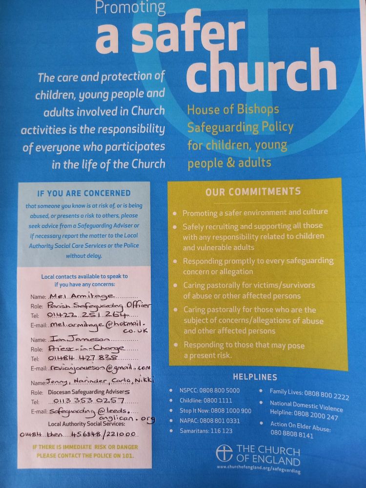 Our Safeguarding Poster